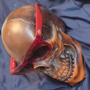 Lacoste red sunglasses